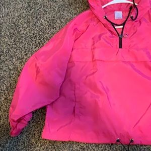 Neon Pink Windbreaker